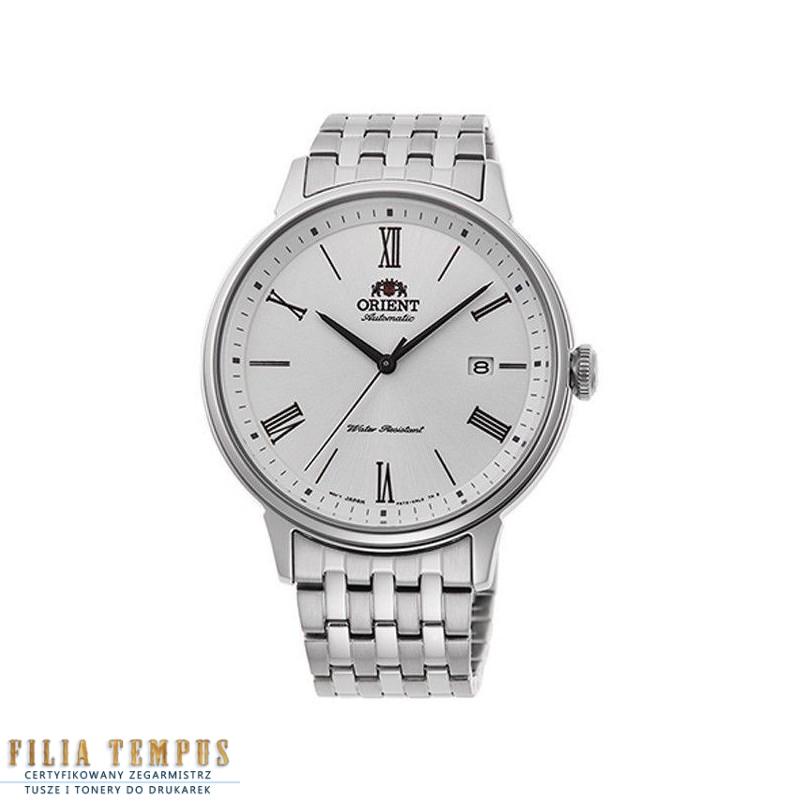 klasyczny męski Zegarek Orient RA-AC0J04S10B na bransolecie klasyczny męski Zegarek Orient RA-AC0J04S10B na bransolecie