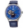 klasyczny męski Zegarek Orient Sun & Moon Automatic RA-AS0103A10B Open Heart na pasku