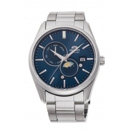 klasyczny męski Zegarek Orient Classic Sun & Moon Automatic RA-AK0308L10B na bransolecie