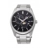 klasyczny męski Zegarek Orient Classic Sun & Moon Automatic RA-AK0307B10B na bransolecie