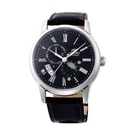 klasyczny męski Zegarek Orient RA-AK0010B10B Sun & Moon Automatic na pasku