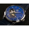 klasyczny męski Zegarek Orient Sun & Moon Automatic RA-AS0103A10B Open Heart na pasku