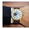 klasyczny męski Zegarek Orient Envoy Open Heart FAG00002W0 Automatic na pasku