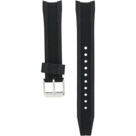 VDDXRSB pasek damski gumowy Orient 18mm czarny