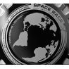 Duży sportowy męski Zegarek Vostok Europe Space Race Black Automatic YN55-325A745 na pasku skórzanym