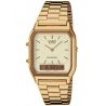 casual uniseks Zegarek Casio Vintage AQ-230GA-9DMQYES na bransolecie stalowej
