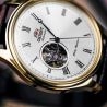 klasyczny męski Zegarek Orient Envoy Open Heart TAG00002W0 Automatic na pasku