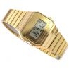 casual uniseks Zegarek Casio Vintage A700WEVG-9AEF Iconic na bransolecie stalowej