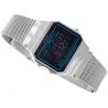 casual uniseks Zegarek Casio Vintage A700WEMS-1BEF Iconic na bransolecie stalowej