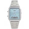 casual uniseks Zegarek Casio Vintage AQ-230A-2A1MQYES na bransolecie stalowej