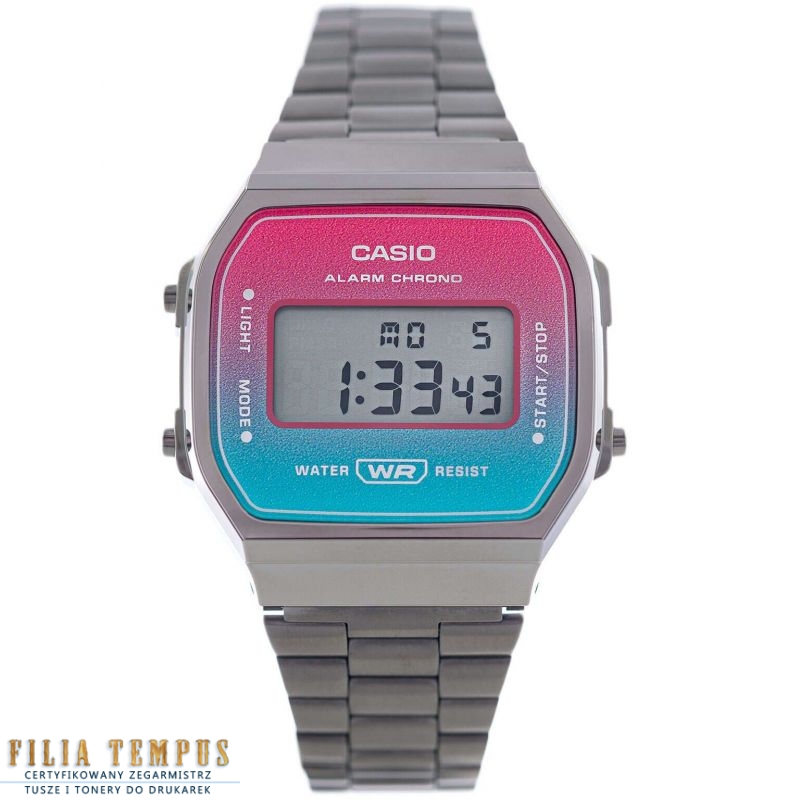 Zegarek Casio A168WERB-2AEF - Zegarki CASIO