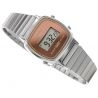 casual damski Zegarek Casio Vintage LA670WES-4AEF Mini bransolecie stalowej