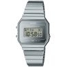 casual uniseks Zegarek Casio Vintage A700WEV-7AEF Iconic na bransolecie stalowej