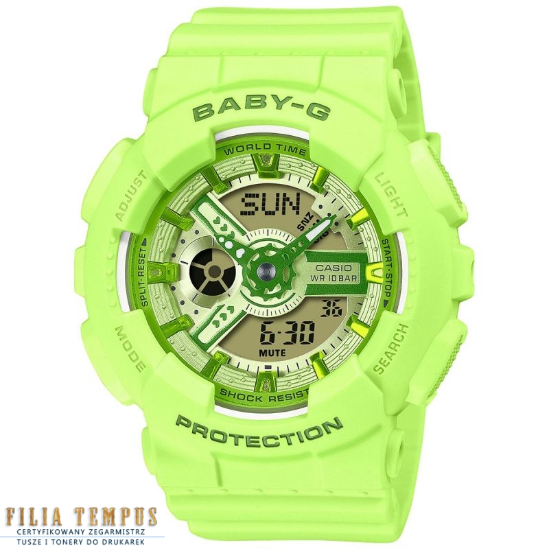 Zegarek Casio Baby-G BA-110YK-3AER - Zegarki CASIO Zegarek Casio Baby-G BA-110YK-3AER - Zegarki CASIO