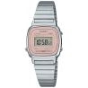 casual damski Zegarek Casio Vintage LA670WEA-4A2EF Mini bransolecie stalowej