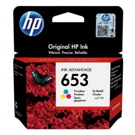 HP 653 trójkolorowy (3YM74AE) oryginalny - Tusze HP