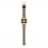casual uniseks Zegarek Casio Vintage A700WEGL-5AEF Iconic na pasku