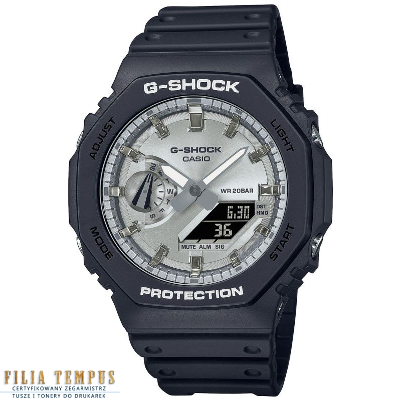 Zegarek Casio G-Shock Octagon GA-2100SB-1AER - Zegarki CASIO Zegarek Casio G-Shock Octagon GA-2100SB-1AER - Zegarki CASIO