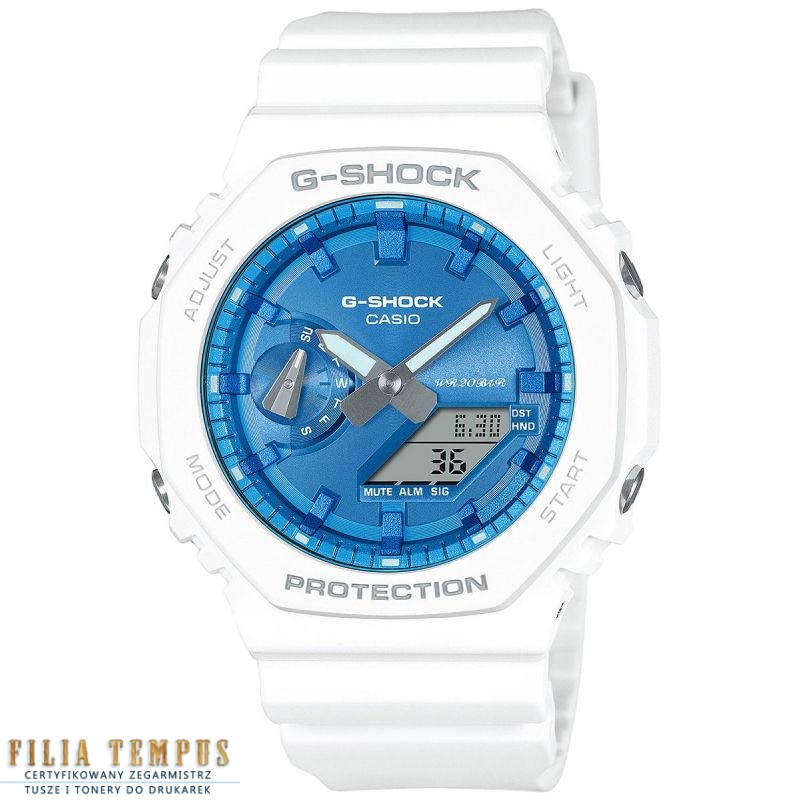 Zegarek Casio G-Shock Octagon GA-2100WS-7AER - Zegarki CASIO