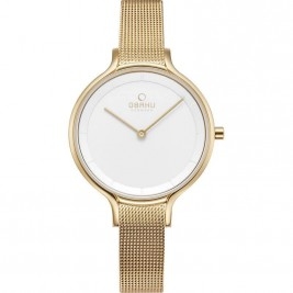 klasyczny damski Zegarek Obaku Denmark V228LXGIMG na bransolecie