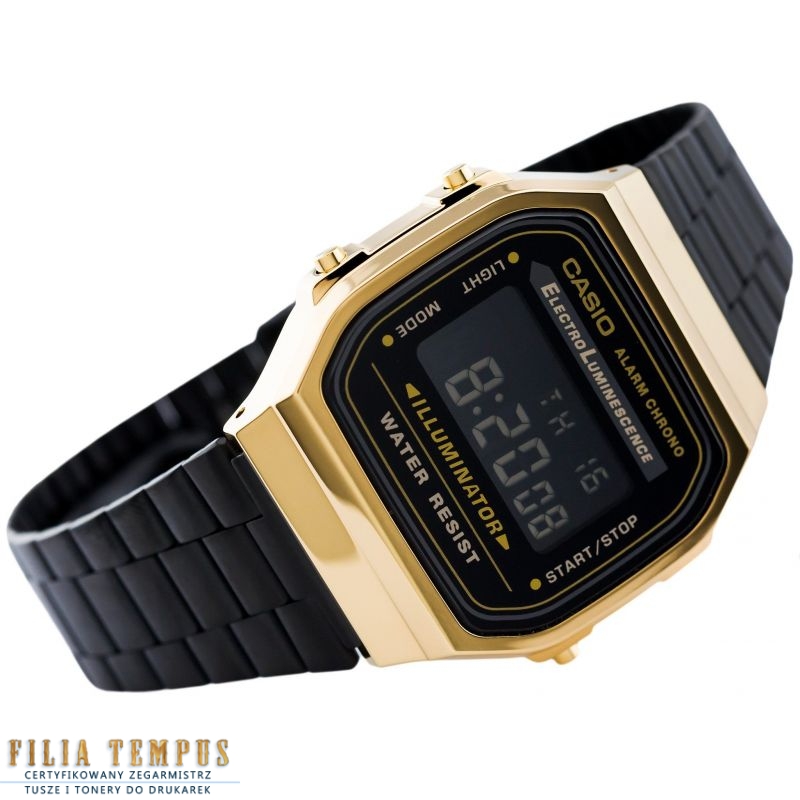 Zegarek Casio Vintage A168WEGB-1BEF - Zegarki CASIO