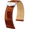 Pasek HIRSCH Savoir 07307470-2-1212 ze skóry krokodyla 12 mm - Paski HIRSCH