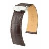 Pasek HIRSCH Savoir Duo 07207417-2-1716 ze skóry krokodyla 17 mm - Paski HIRSCH