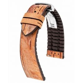 Pasek HIRSCH Birch L 0921045010-2-22 kauczuk i kora brzozowa 22 mm - Paski HIRSCH