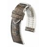 Pasek HIRSCH Stone M 0920044131-2-18 skóra ekologiczna i kauczuk 18 mm - Paski HIRSCH