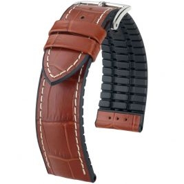Pasek HIRSCH George L 0925128070-2-22 skórzano kauczukowy 22 mm - Paski HIRSCH