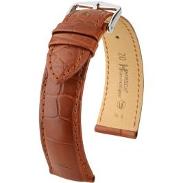 Pasek HIRSCH Genuine Alligator L 10220779-2-22 ze skóry krokodyla 22 mm - Paski HIRSCH