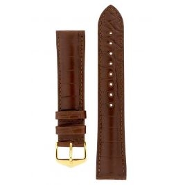 Pasek HIRSCH Baron L NQR 08404019-1-20 ze skóry krokodyla 20 mm - Paski HIRSCH