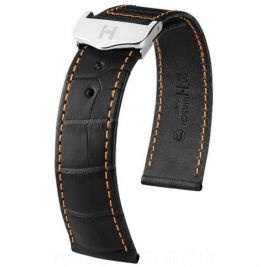 Pasek HIRSCH Voyager bez klamry 07107457-0-2118 ze skóry krokodyla 21 mm - Paski HIRSCH