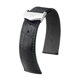 Pasek HIRSCH Voyager bez klamry 07107479-0-2018 ze skóry krokodyla 20 mm - Paski HIRSCH