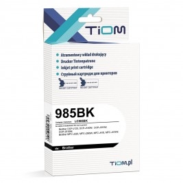 Brother LC 985 Bk czarny zamiennik TIOM Ti-B985BK - Tusze Brother