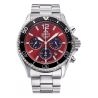Zegarek Orient Mako Solar Chronograph RA-TX0207R10B Bordo - Zegarki ORIENT