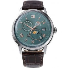 Zegarek Orient Automatic Classic Sun & Moon Bambino RA-AK0805E30B - Zegarki ORIENT