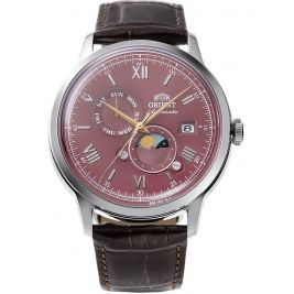 Zegarek Orient Automatic Classic Sun & Moon Bambino RA-AK0807R30B - Zegarki ORIENT