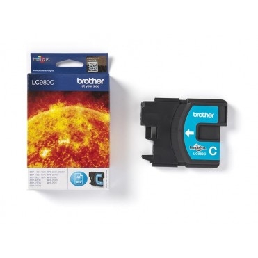 Brother LC 980 C cyjan Oryginał - WYPRZEDAŻ - Tusze Brother