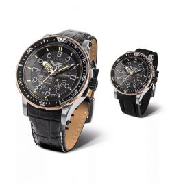 Wodoszczelny zegarek męski hybrydowy Vostok Europe Batiscafos Hybrid PX84-511E769 na pasku