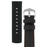 Pasek HIRSCH Carbon 100m-WR L 02592052-2-20 skórzany 20 mm - Paski HIRSCH