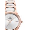 Zegarek damski z cyrkoniami COVER Sandara Crystal Silver Bicolor Rose CO203.05
