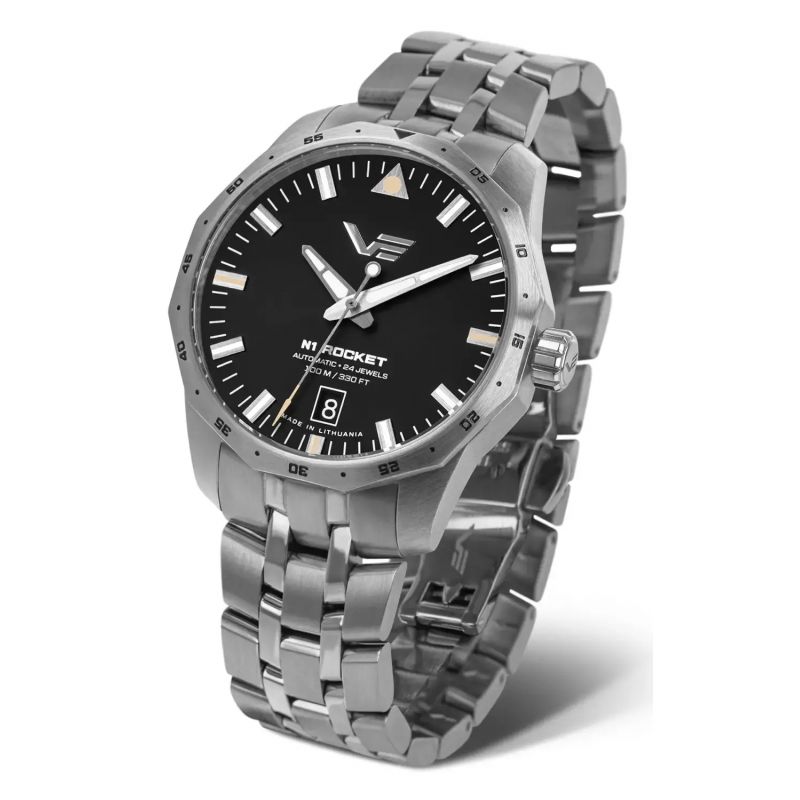 Lotniczy zegarek męski Vostok Europe Rocket N1 Compact 39mm NH35A-125A747B