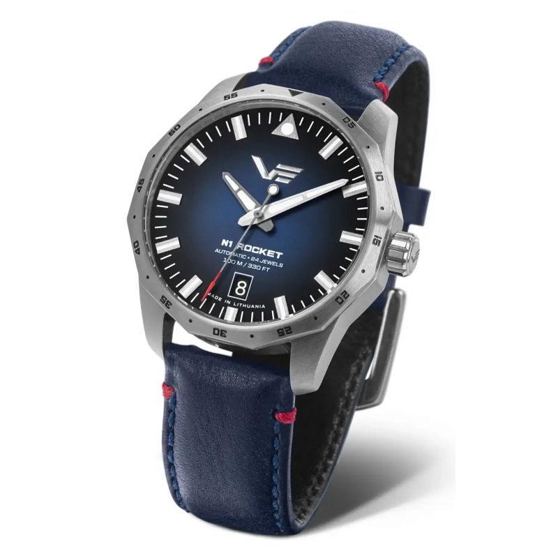 Lotniczy zegarek męski Vostok Europe Rocket N1 Compact 39mm NH35A-125A748 Lotniczy zegarek męski Vostok Europe Rocket N1 Compact 39mm NH35A-125A748
