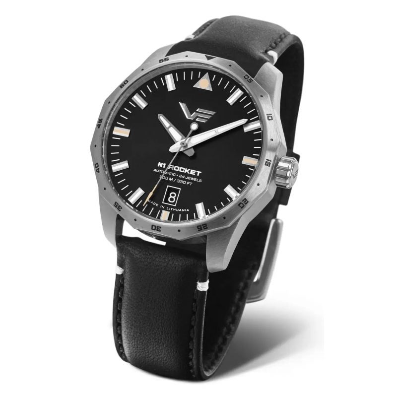 Lotniczy zegarek męski Vostok Europe Rocket N1 Compact 39mm NH35A-125A747