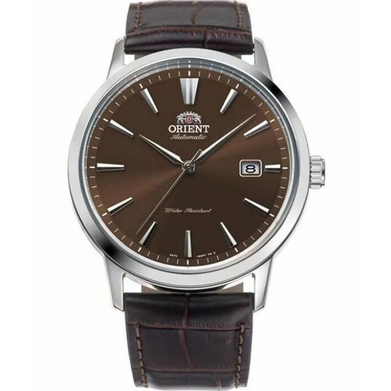 Elegancki zegarek do garnituru na pasku skórzanym Orient Classic Automatic RA-AC0F17Y30B Contemporary Elegancki zegarek do garnituru na pasku skórzanym Orient Classic Automatic RA-AC0F17Y30B Contemporary