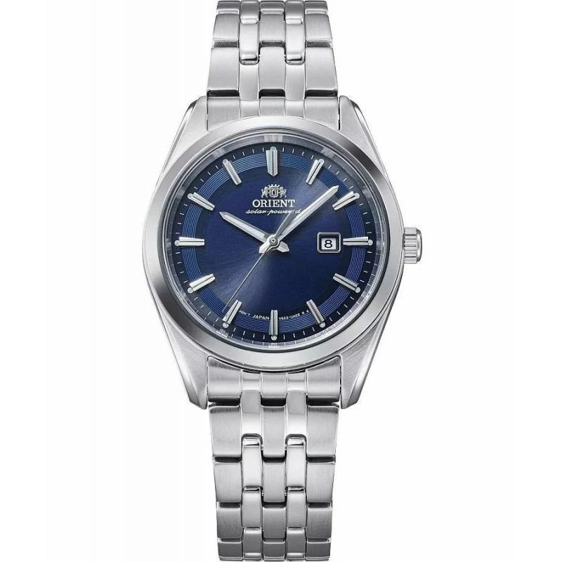 Klasyczny zegarek damski na bransolecie Orient Stretto Date Lady Solar RA-WG0602L10B Klasyczny zegarek damski na bransolecie Orient Stretto Date Lady Solar RA-WG0602L10B