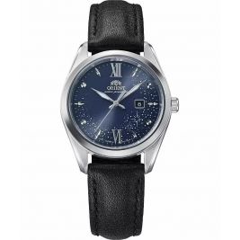 Klasyczny zegarek damski na pasku Orient Stretto Date Lady Solar RA-WG0605L10B