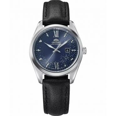 Klasyczny zegarek damski na pasku Orient Stretto Date Lady Solar RA-WG0605L10B