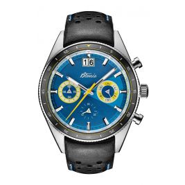 Sportowy zegarek męski z chronografem mechaquartz Błonie Super Sport Woda